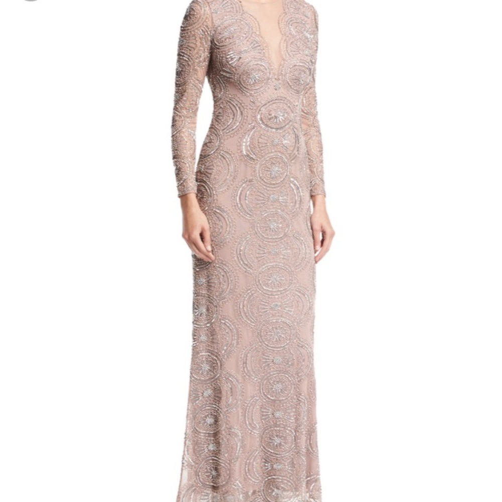 Aidan Mattox beaded gown